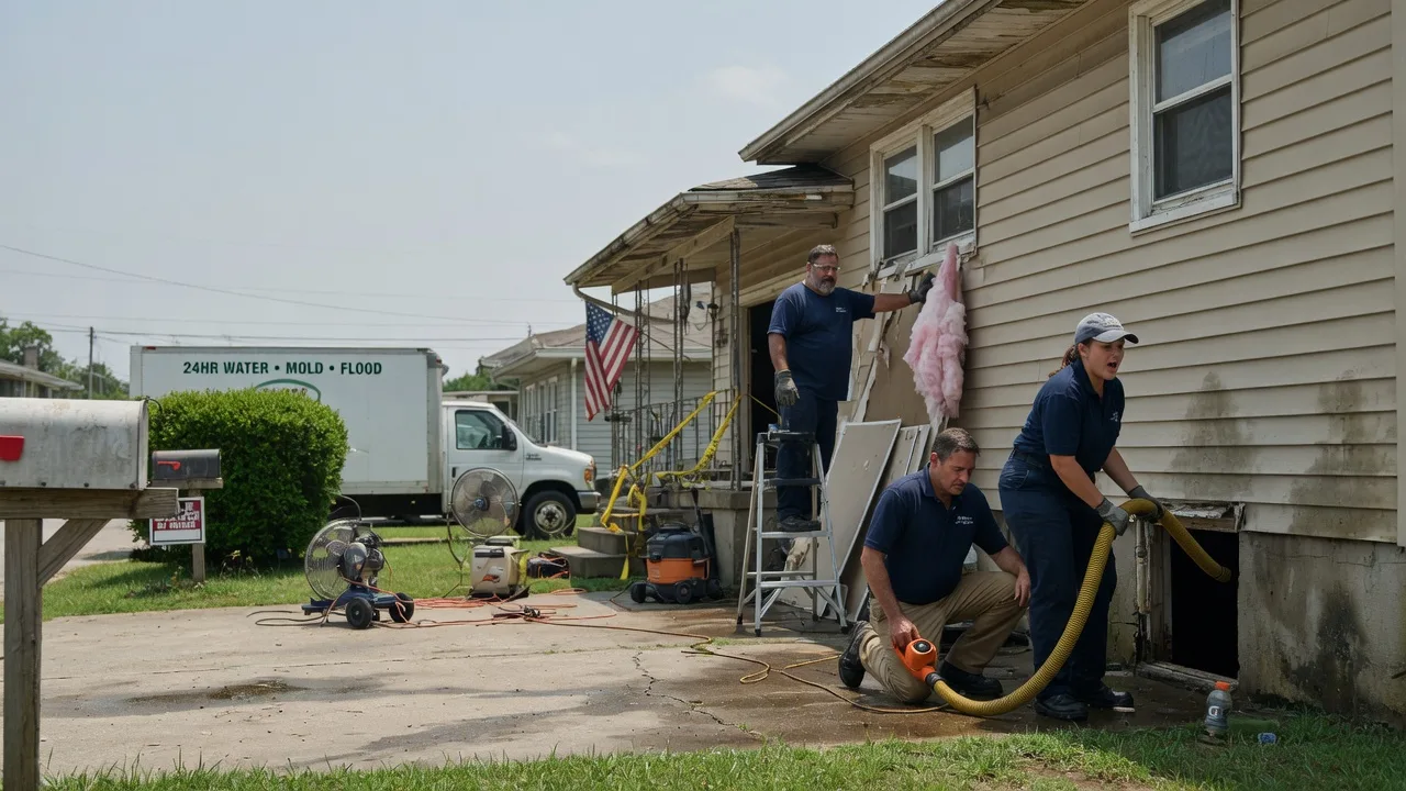 Water Damage Repair in Mount Olive, IL near me
